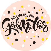 Will You Be My Godmother Lollipop